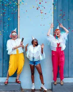 Fringe Co Iridescent Totally Tinsel Jacket Totally Tinsel Collection