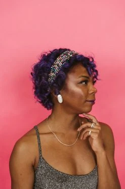 Fringe Co Shop Spring Sparkles Multicolored Rhinestone Headband