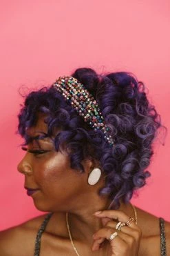 Fringe Co Shop Spring Sparkles Multicolored Rhinestone Headband