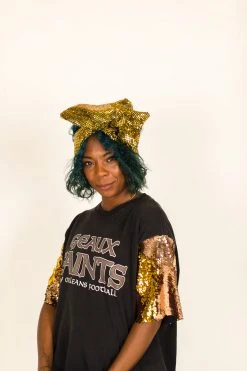 Fringe Co Party Wraps Gold Disco Party Wrap