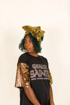 Fringe Co Party Wraps Gold Disco Party Wrap