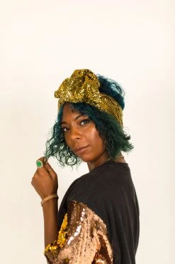 Fringe Co Party Wraps Gold Disco Party Wrap