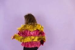 Fringe Co Totally Tinsel Collection Pink And Gold Totally Tinsel Jacket 21 Fringe Co Totally Tinsel Collection Pink And Gold Totally Tinsel Jacket