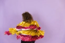 Fringe Co Totally Tinsel Collection Pink And Gold Totally Tinsel Jacket 23 Fringe Co Totally Tinsel Collection Pink And Gold Totally Tinsel Jacket