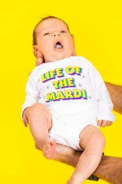 Fringe Co Life Of The Mardi Baby Onesie