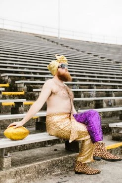 Fringe Co Gold Metallic Party Wrap