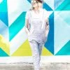 Fringe Co Silver Sequin Party Jumpsuit