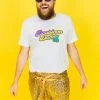 Fringe Co Doubloon Daddy Mardi Gras Party Tee Party Collection