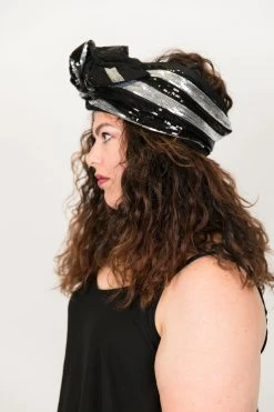 Fringe Co Black And Silver Firecracker Party Wrap
