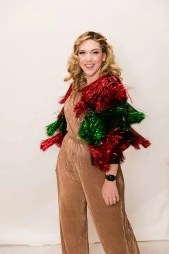 Fringe Co The Ho Ho Ho Tinsel Jacket Totally Tinsel Collection