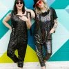 Fringe Co Sequin Collection Black Sequin Party Jumpsuit