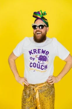 Fringe Co Party Collection Krewe Of Couch Mardi Gras Party Tee
