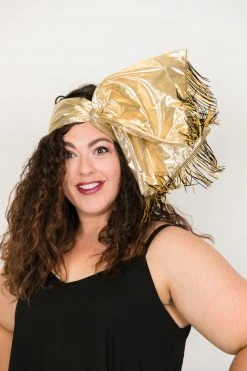Fringe Co Gold With Black And Gold Fringe Party Wrap Party Wraps