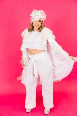 Fringe Co Iridescent Fringe Duster Totally Tinsel Collection