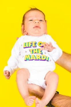 Fringe Co Life Of The Mardi Baby Onesie