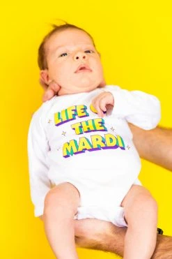 Fringe Co Life Of The Mardi Baby Onesie
