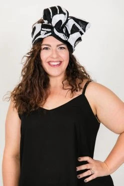 Fringe Co Black And White Sequin Party Wrap