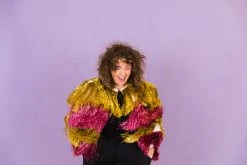 Fringe Co Totally Tinsel Collection Pink And Gold Totally Tinsel Jacket 20 Fringe Co Totally Tinsel Collection Pink And Gold Totally Tinsel Jacket