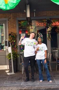 Fringe Co This Year It's Just A Tuesday Mardi Gras Party Tee