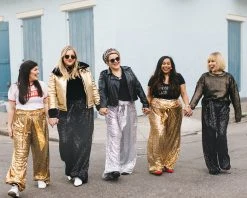 Fringe Co Sequin Collection Black High Waisted Sequin Party Pants 37 Fringe Co Sequin Collection Black High Waisted Sequin Party Pants