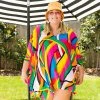 Fringe Co 70's Geometric Short Caftan Caftan Club Collection