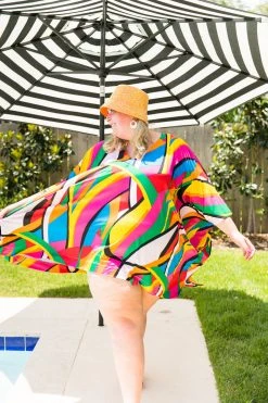 Fringe Co 70's Geometric Short Caftan Caftan Club Collection