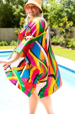 Fringe Co 70's Geometric Short Caftan Caftan Club Collection