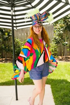 Fringe Co Shop Spring Sparkles 70's Geometric Tunic