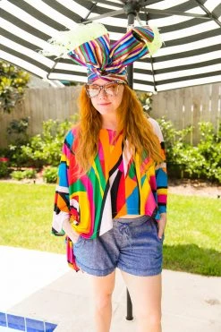 Fringe Co Shop Spring Sparkles 70's Geometric Tunic