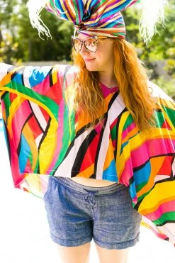 Fringe Co Shop Spring Sparkles 70's Geometric Tunic