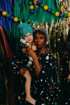 Fringe Co Black Confetti Kid's Caftan Kids Caftans