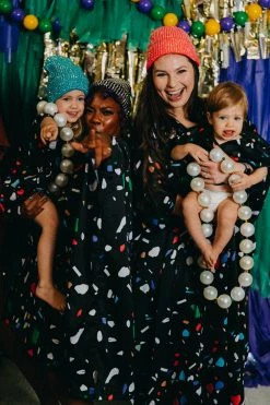 Fringe Co Black Confetti Kid's Caftan Kids Caftans