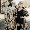 Fringe Co Gold Embroidered Sequin Duster