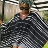 Fringe Co Black And White Stripe Chiffon Tunic Shop Spring Sparkles