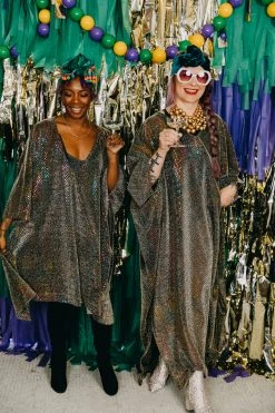 Fringe Co Rainbow Dot Short Caftan