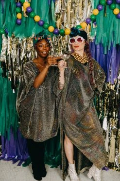 Fringe Co Rainbow Dot Long Caftan Caftan Club Collection