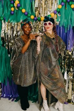 Fringe Co Rainbow Dot Short Caftan