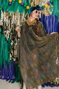 Fringe Co Rainbow Dot Long Caftan Caftan Club Collection