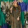 Fringe Co Rainbow Dot Long Caftan Caftan Club Collection
