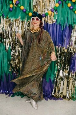 Fringe Co Rainbow Dot Long Caftan Caftan Club Collection