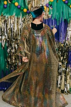Fringe Co Rainbow Dot Long Caftan Caftan Club Collection