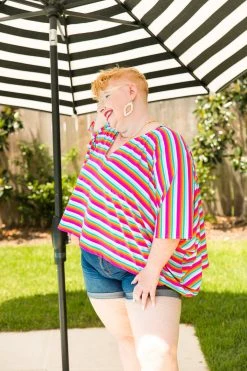 Fringe Co Candy Stripe Tunic