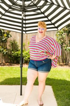 Fringe Co Candy Stripe Tunic