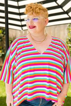 Fringe Co Candy Stripe Tunic