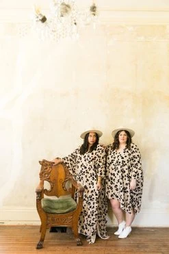 Fringe Co Flocked Leopard Short Caftan Caftan Club Collection 8 Fringe Co Flocked Leopard Short Caftan Caftan Club Collection