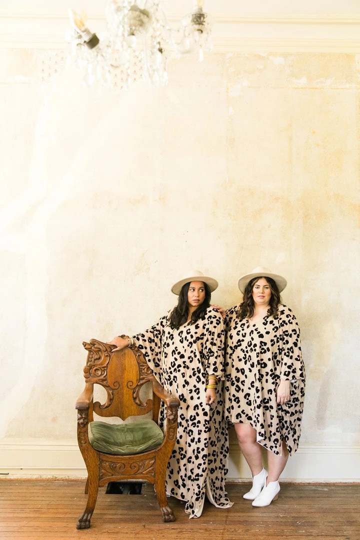 Fringe Co Flocked Leopard Short Caftan Caftan Club Collection 4 Fringe Co Flocked Leopard Short Caftan Caftan Club Collection