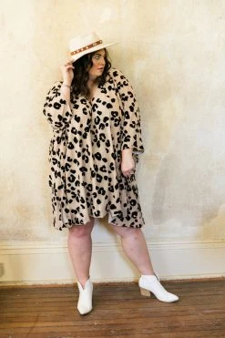 Fringe Co Flocked Leopard Short Caftan Caftan Club Collection 7 Fringe Co Flocked Leopard Short Caftan Caftan Club Collection