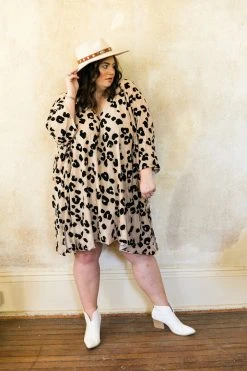 Fringe Co Flocked Leopard Short Caftan Caftan Club Collection 9 Fringe Co Flocked Leopard Short Caftan Caftan Club Collection