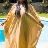 Fringe Co Gold Glitter Long Caftan Caftan Club Collection
