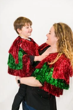 Fringe Co Totally Tinsel Collection Ho Ho Ho Mini Tinsel Jacket